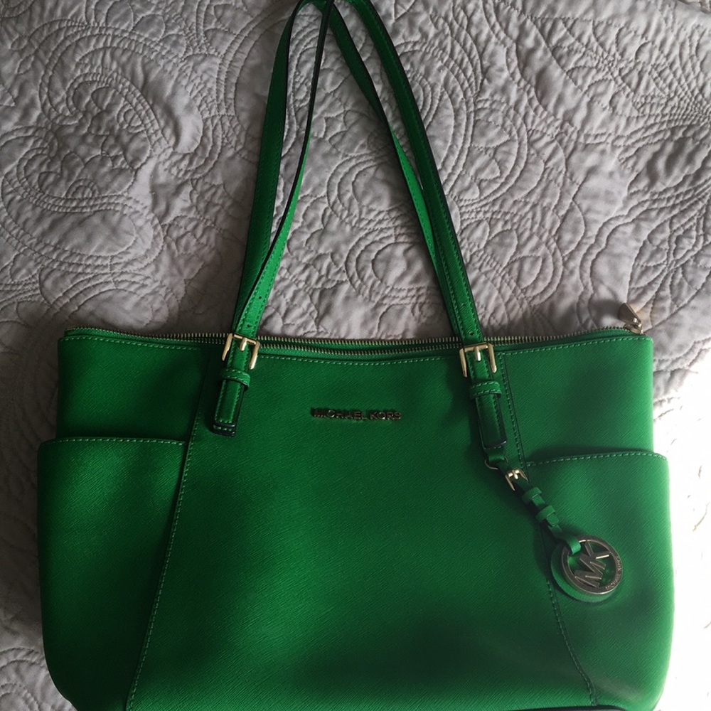 COPY - Bright Green Michael Kors bag